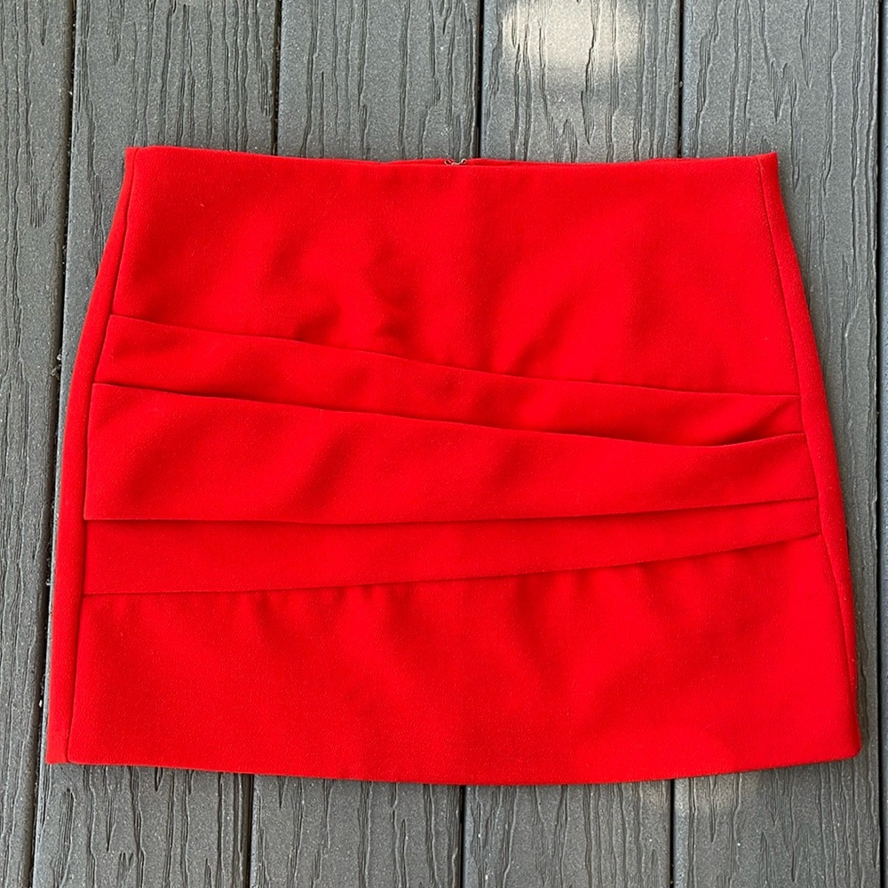 Maje red‎ mini skirt